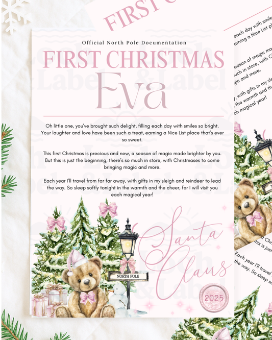 First Christmas certificate image 0